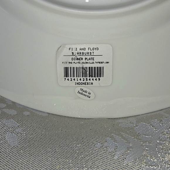 USS Ronald Reagan bread plate CVN-76 Fitz Floyd China - Picture 3 of 4